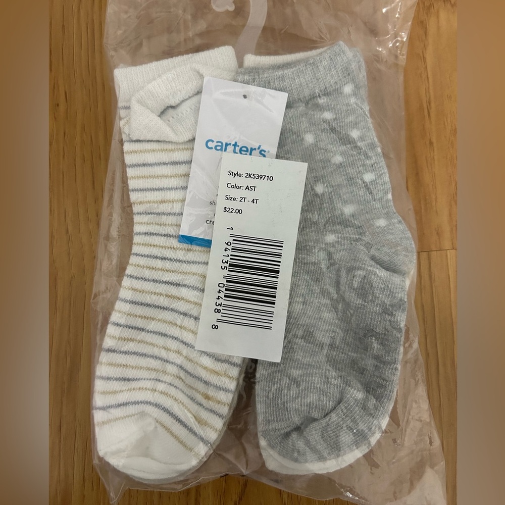 Pretty Carters Socks. Toddler